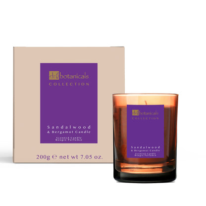 Dr Botanicals - Sandalwood & Bergamot Candle 200g