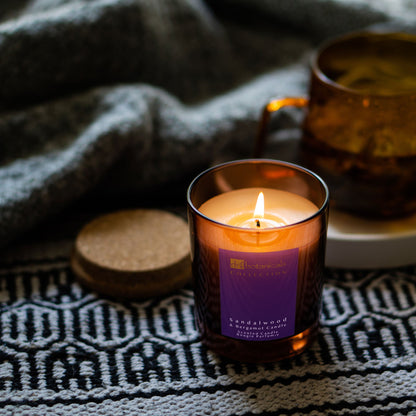 Dr Botanicals - Sandalwood & Bergamot Candle 200g