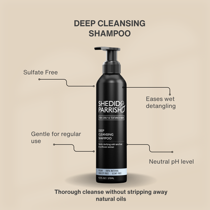 Shedid & Parrish Deep Cleansing Shampoo Full and Travel size available