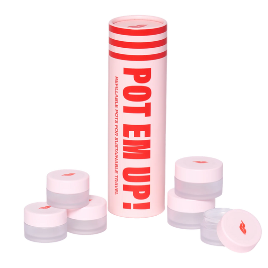 Donna May London Eco-friendly Refillable Travel Beauty Pots