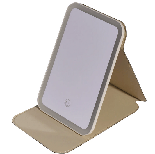 Donna May London - Full Face Portable LED Mirror: Blush Pink