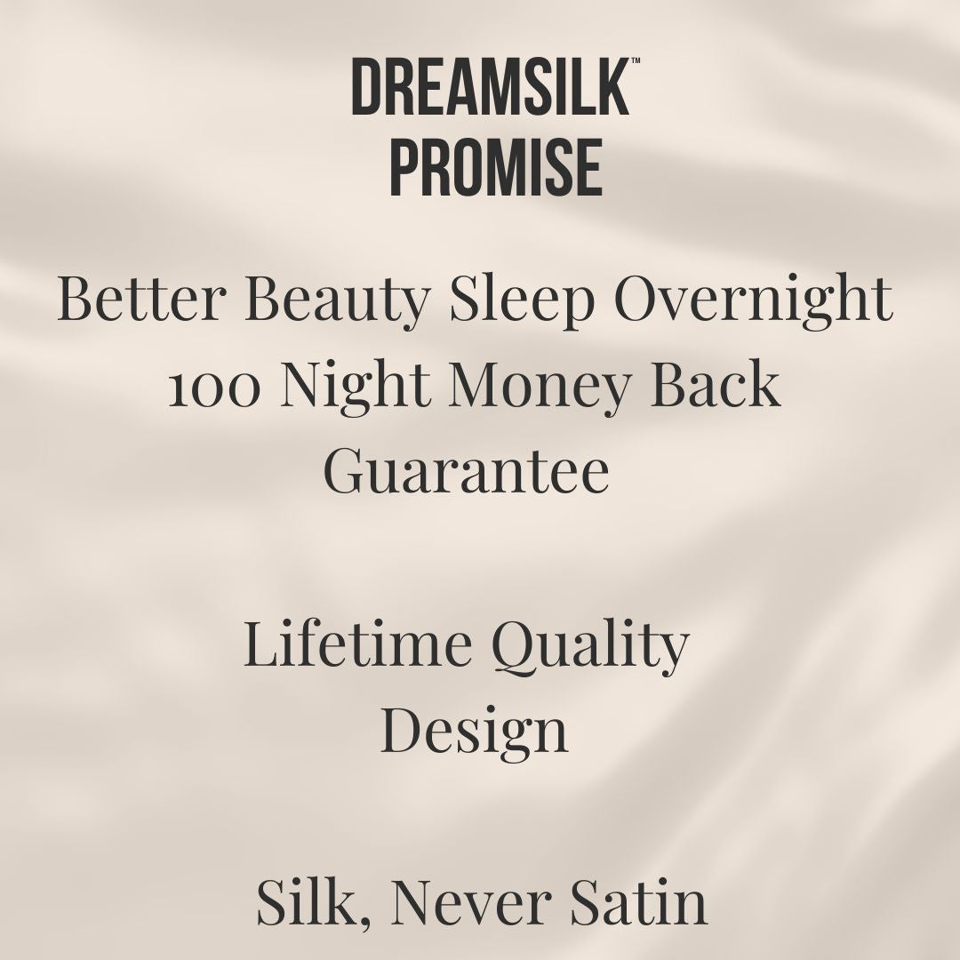 Dream Silk Champagne Silk Scrunchie - Regular