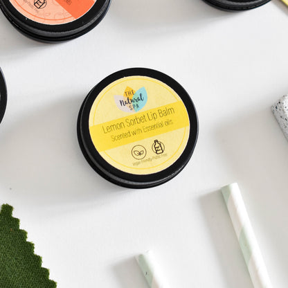 The Natural Spa - Lemon Sorbet All Natural Lip Balm