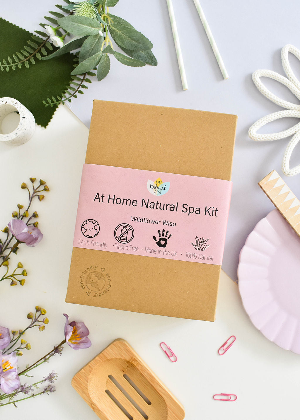 The Natural Spa - Wildflower Wisp At Home Natural Spa Set - Bring the spa to your door