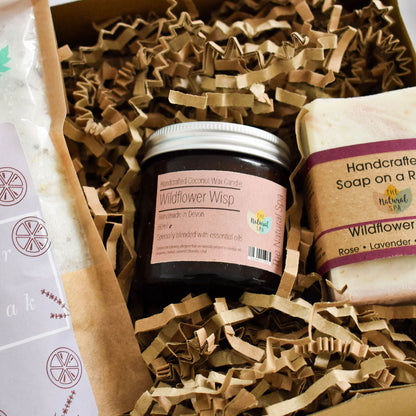 The Natural Spa - Wildflower Wisp At Home Natural Spa Set - Bring the spa to your door