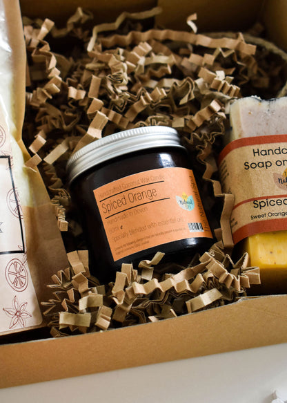 The Natural Spa - Spiced Orange At Home Natural Spa Set - Bring the spa to your door