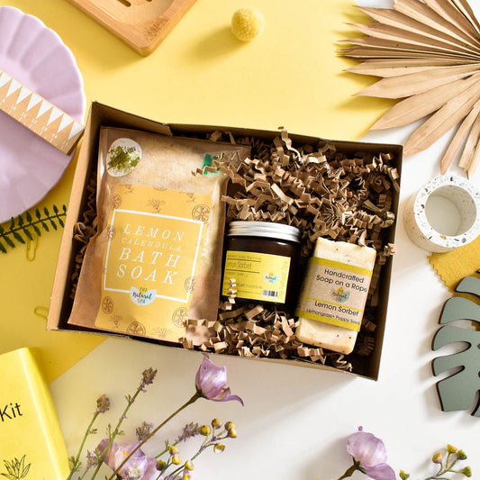The Natural Spa - Lemon Sorbet At Home Natural Spa Set - Bring the spa to your door