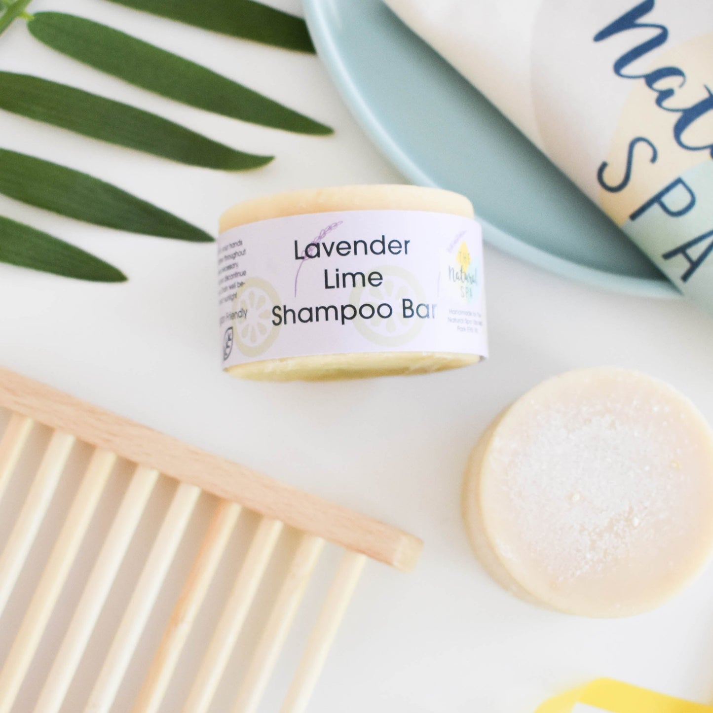 The Natural Spa - Lavender and Lime Classic Shampoo Bar