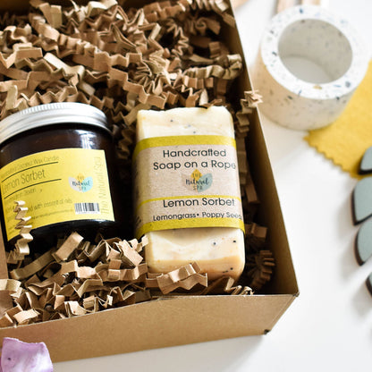 The Natural Spa - Lemon Sorbet At Home Natural Spa Set - Bring the spa to your door