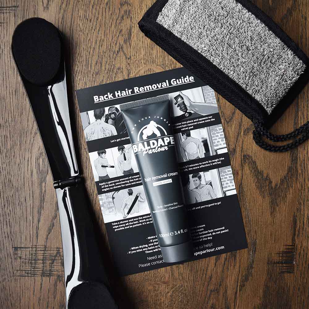 Baldape Parlour - Back & Body Hair Removal - The Silverback Kit