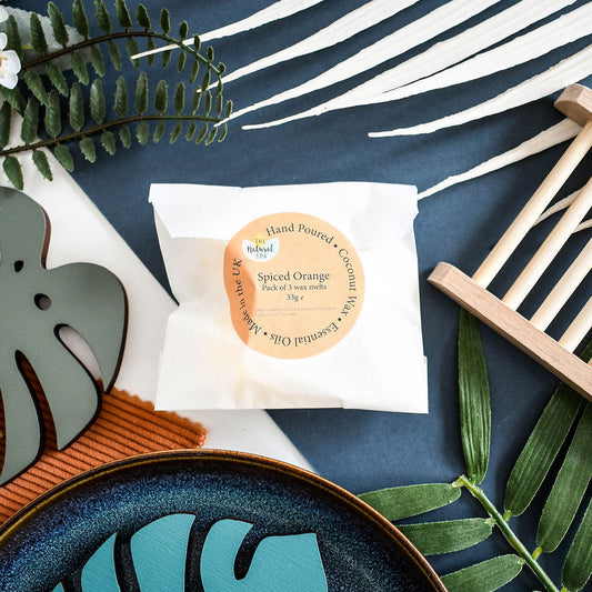 The Natural Spa - Spiced Orange Coconut Wax melts - Pack of 3