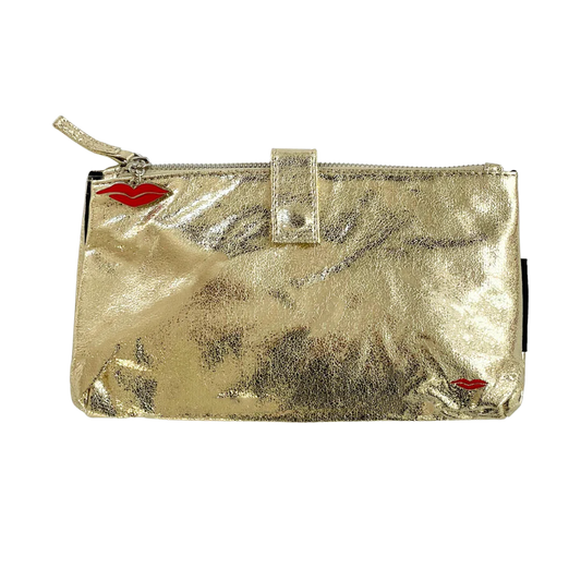Donna May London Knick Knack Bag - Makeup & Toiletries Organiser - Gold