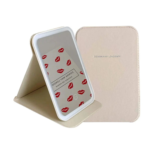 Donna May London - Full Face Portable LED Mirror: Blush Pink
