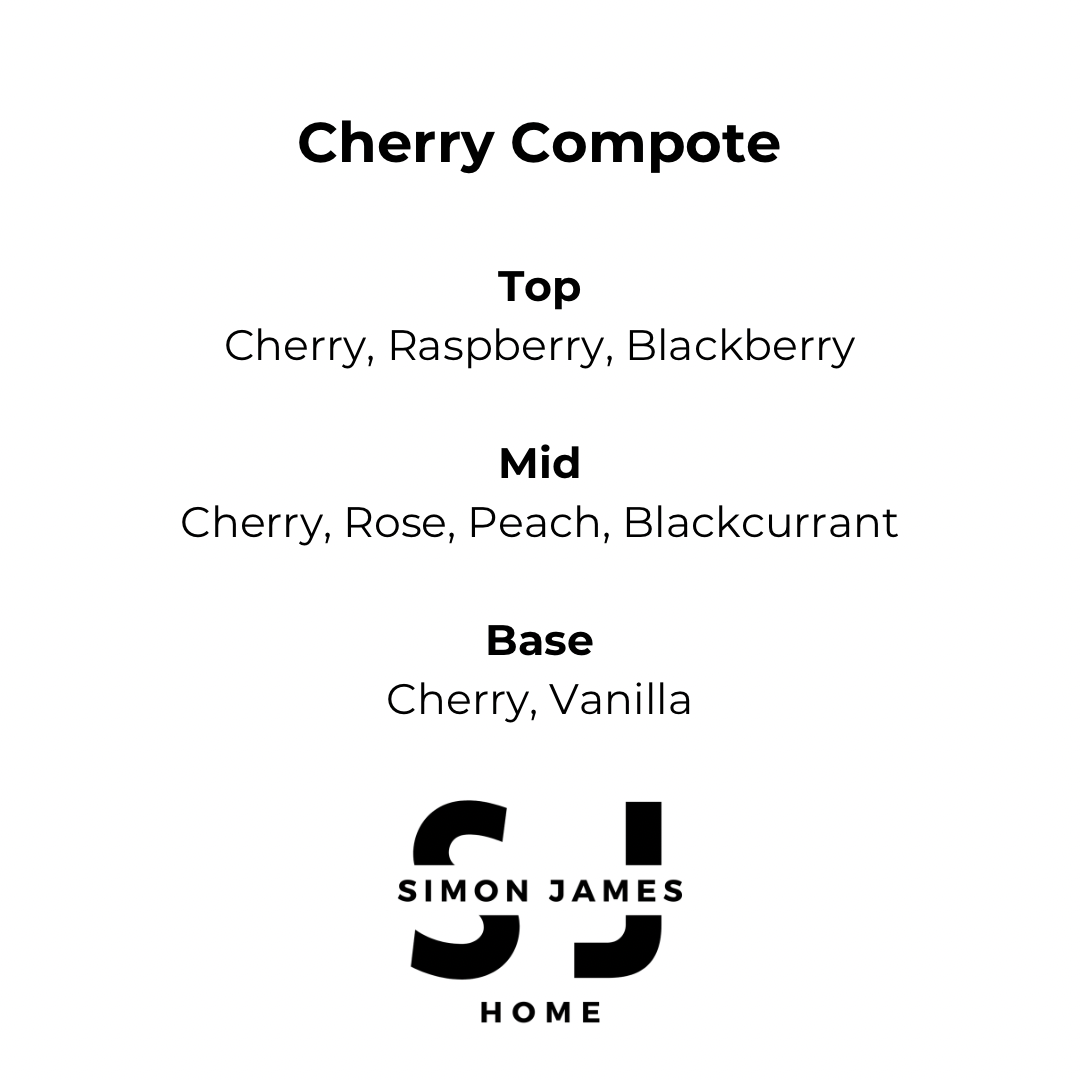 Simon James Home - Cherry Compote Handmade Soy Wax Candle