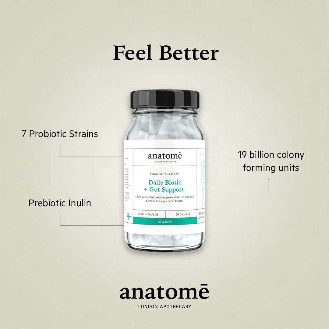Anatomē - Essential Daily Probiotic Capsules + Gut Support