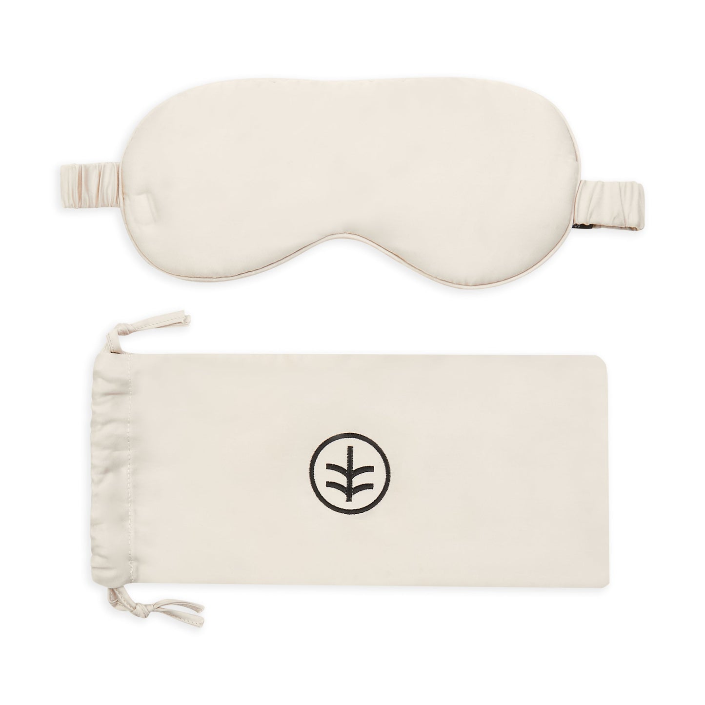 Ethical Bedding - Essential Silk Sleep Eye Mask in Wheat (Eucalyptus Silk)