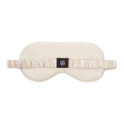 Ethical Bedding - Essential Silk Sleep Eye Mask in Wheat (Eucalyptus Silk)