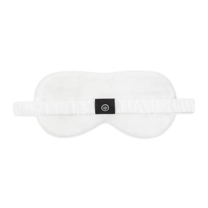 Ethical Bedding - Essential Silk Sleep Eye Mask in White (Eucalyptus Silk)