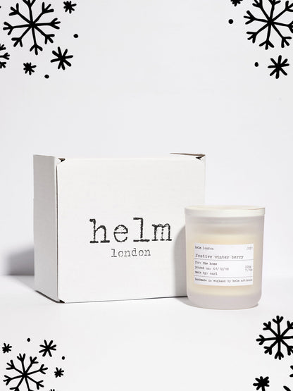 Helm London Festive Winter Berry Luxury Candle - Limited Edition
