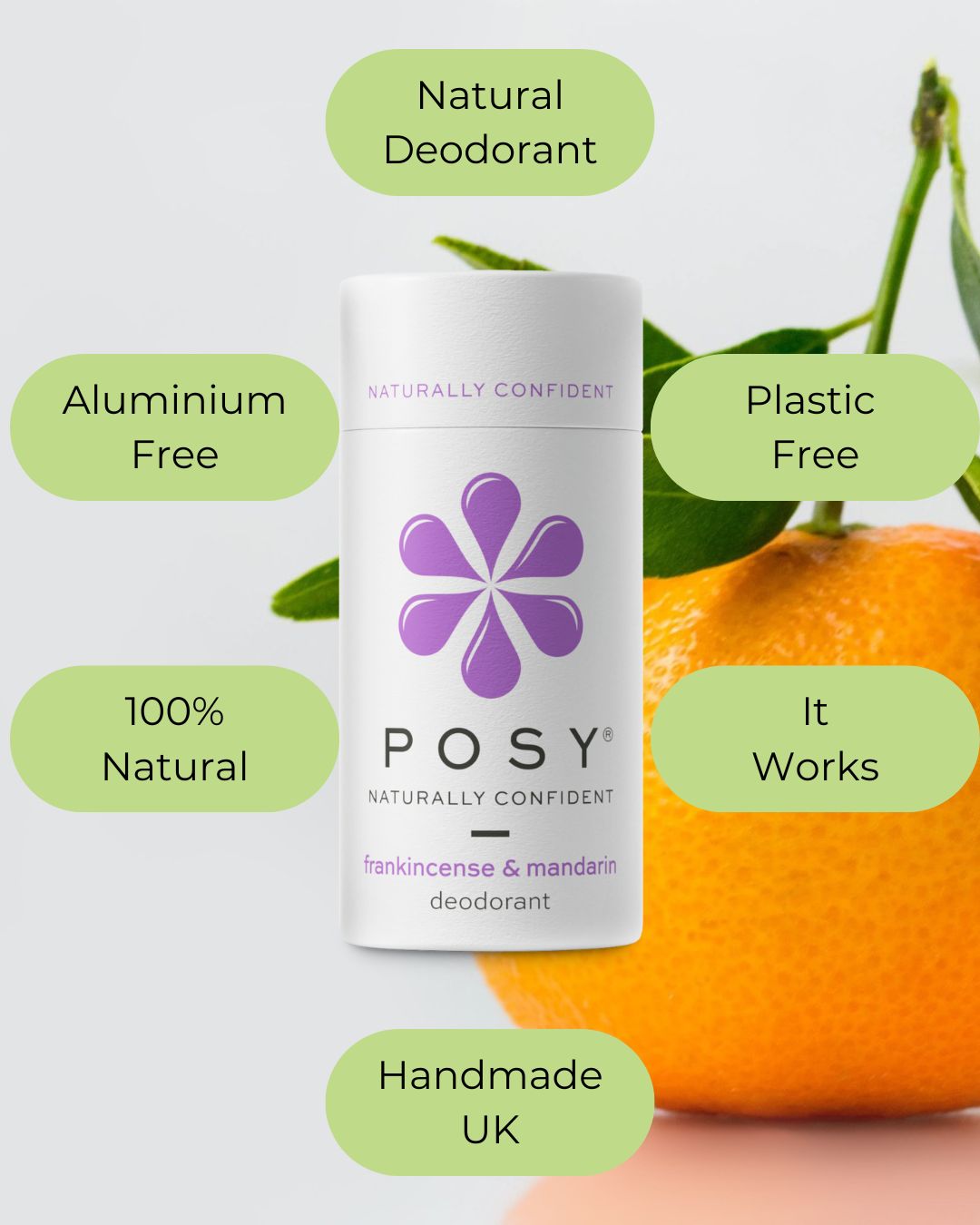 POSY London - Frankincense & Mandarin Deodorant