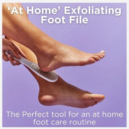 Footlogix Double-Sided Foot File Rubberized Handle - Coarse/Fine