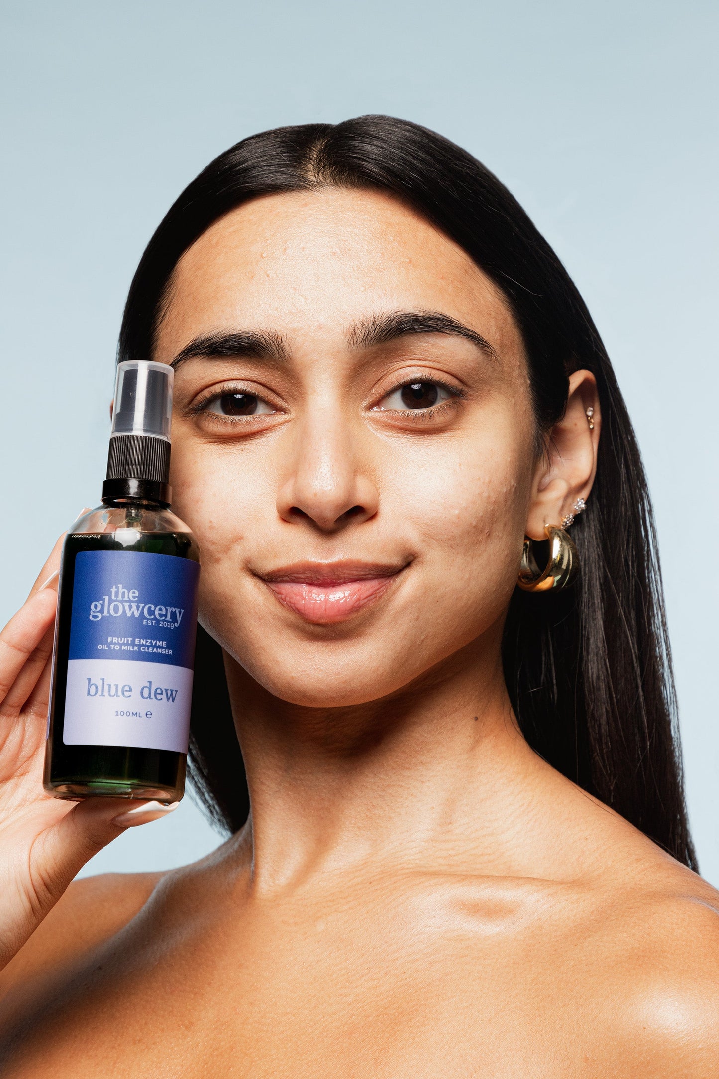 The Glowcery - Blue Dew Oil to Milk Cleanser