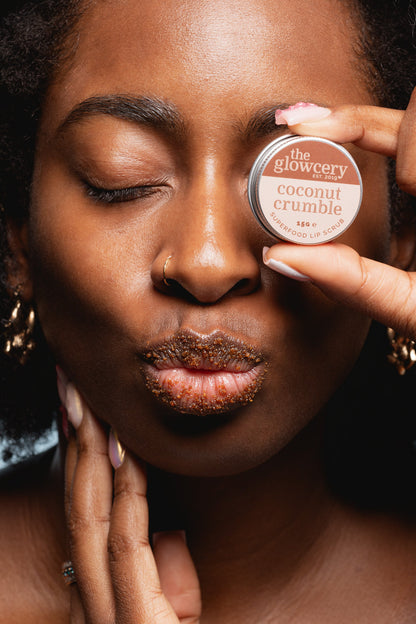 The Glowcery - Coconut Crumble Superfood Lip Scrub