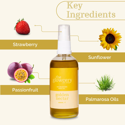 The Glowcery - Golden Nectar Body Oil