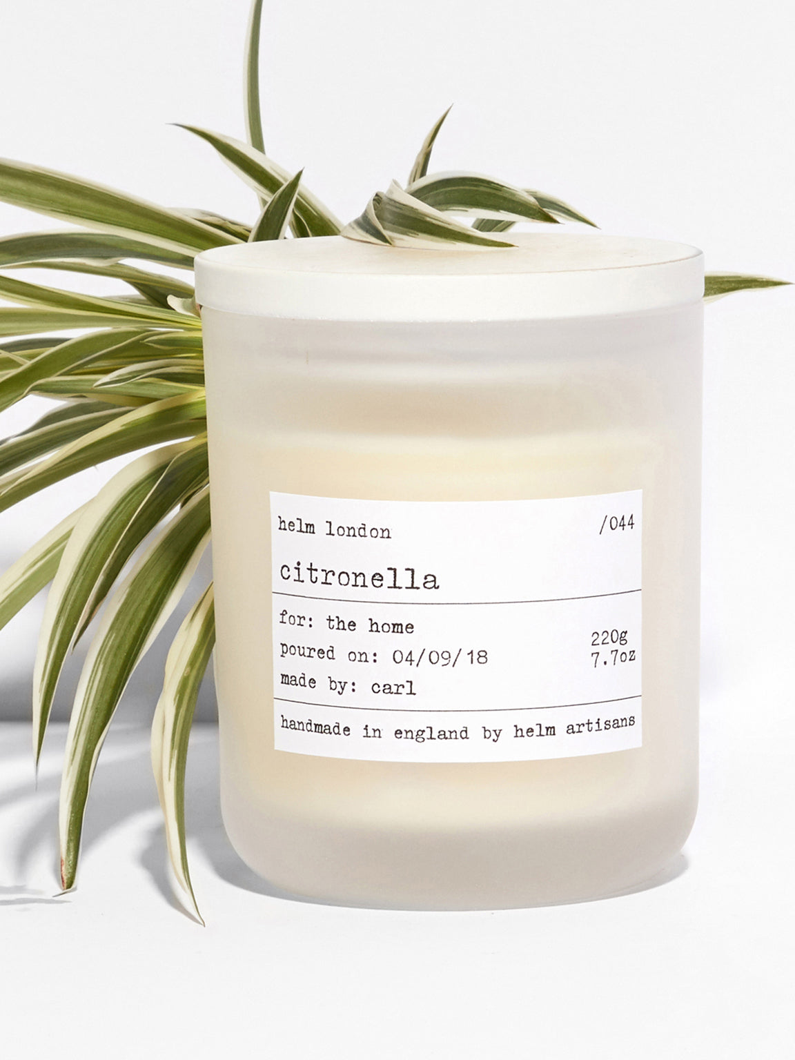 Helm London Citronella Luxury Candle