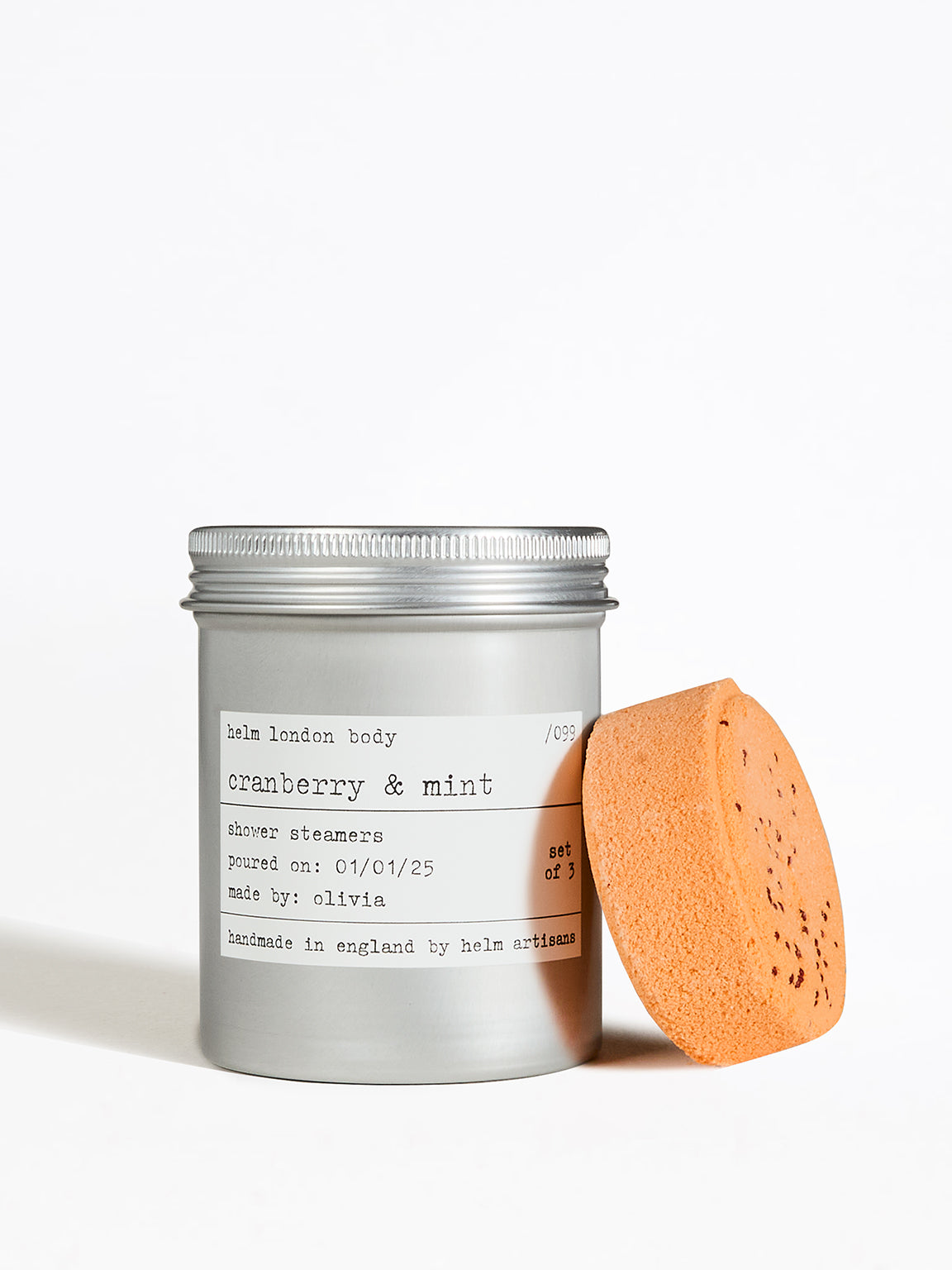 Helm London Cranberry & Mint - Shower Steamers x3