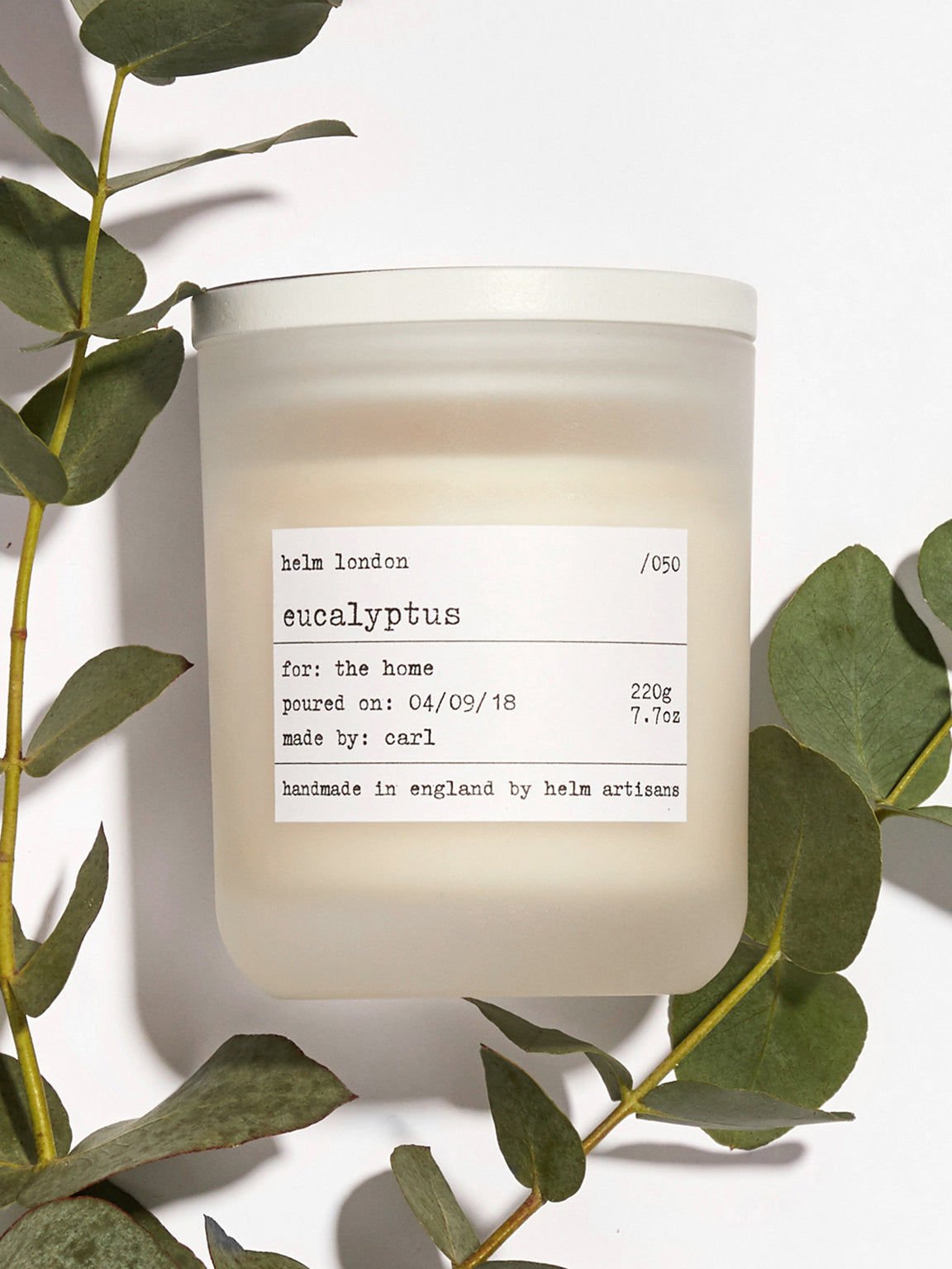 Helm London Eucalyptus Luxury Candle