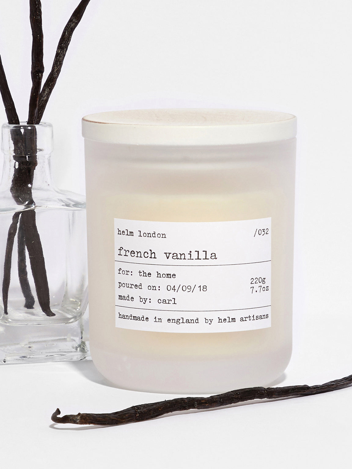 Helm London French Vanilla Luxury Candle