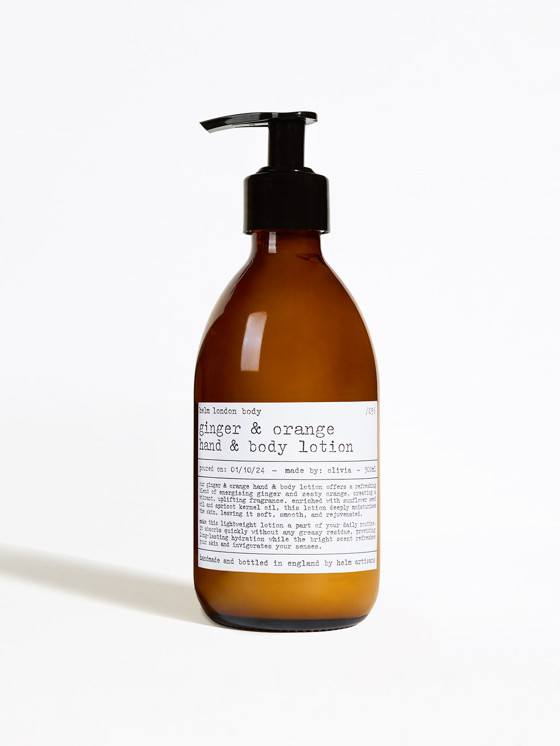 Helm London Ginger & Orange Hand & Body Lotion - 300ml