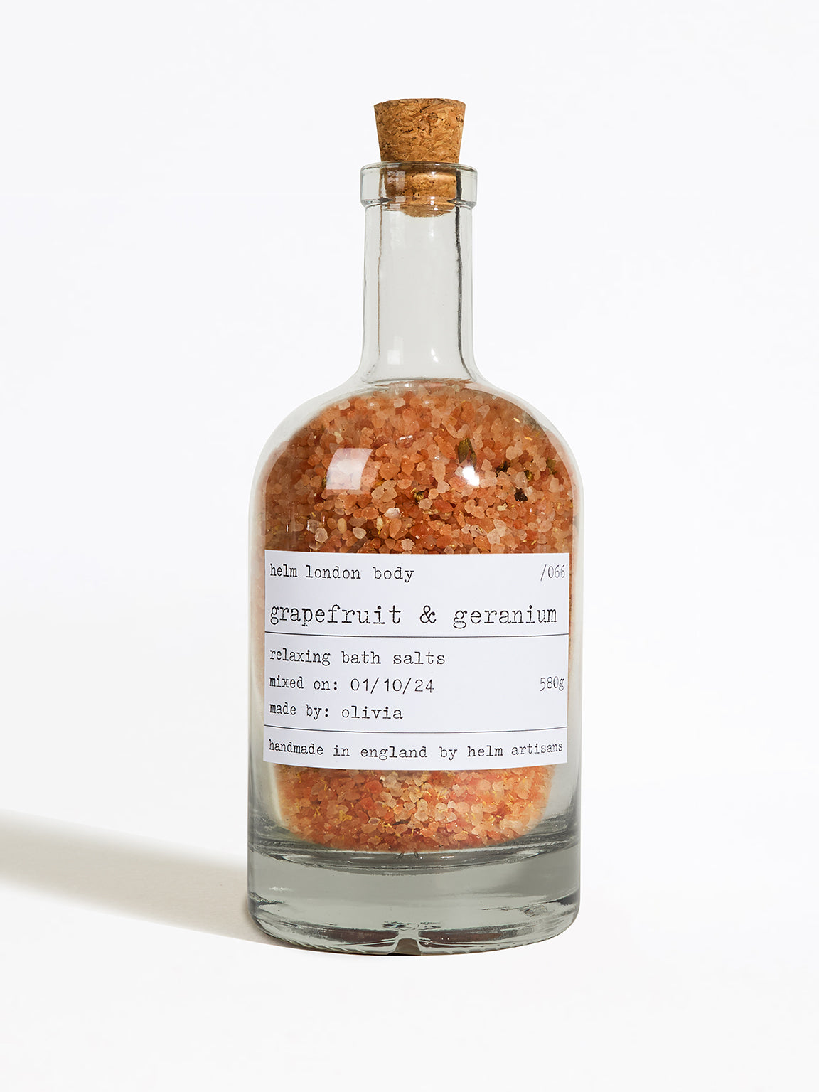 Helm London Grapefruit & Geranium Bath Salts - 580g
