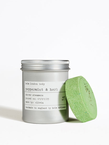 Helm London Peppermint & Herb - Shower Steamers x3