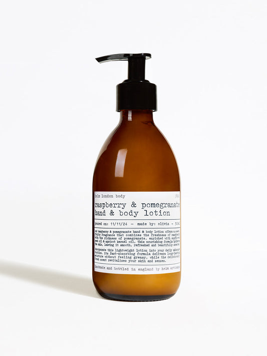 Helm London Raspberry & Pomegranate Hand & Body Lotion - 300ml