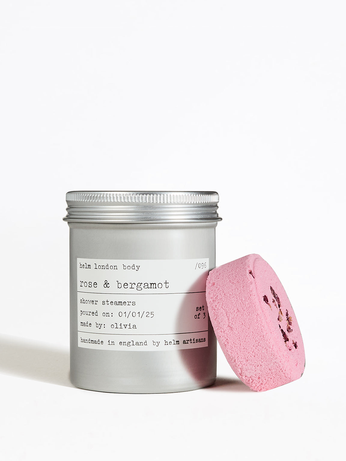 Helm London Rose & Bergamot - Shower Steamers x3