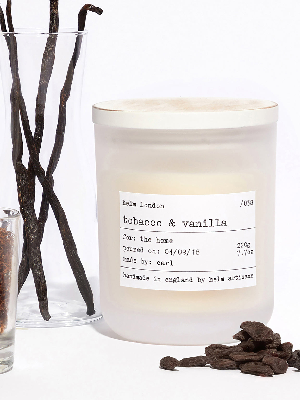 Helm London Tobacco & Vanilla Luxury Candle