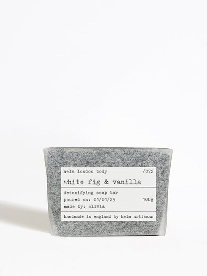 Helm London White Fig & Vanilla Detoxifying Soap Bar - 100g
