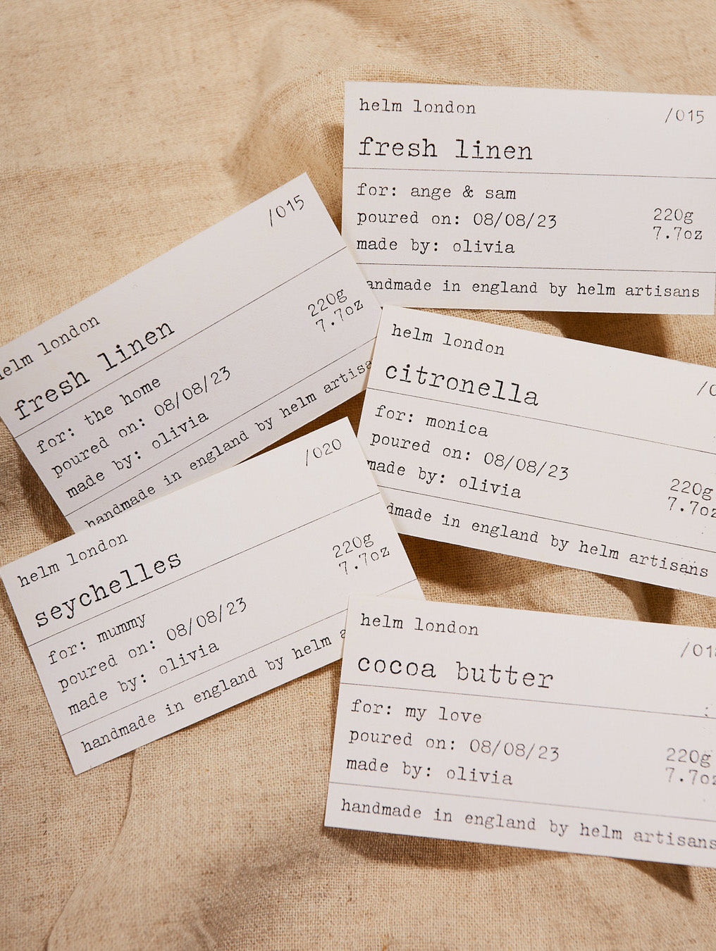 Helm London Blackberry & Bay Luxury Candle