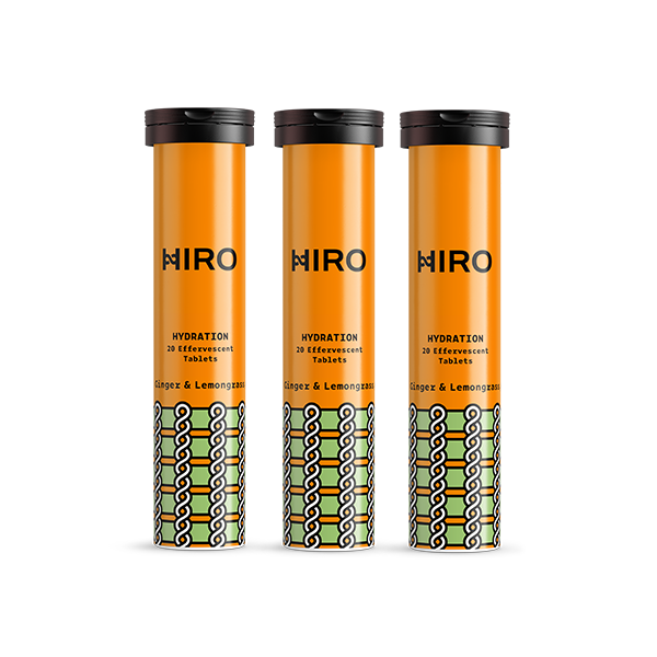 HIRO Hydration - Ginger & Lemongrass Triple Pack