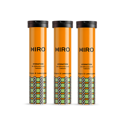 HIRO Hydration - Ginger & Lemongrass Triple Pack