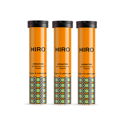 HIRO Hydration - Ginger & Lemongrass Triple Pack