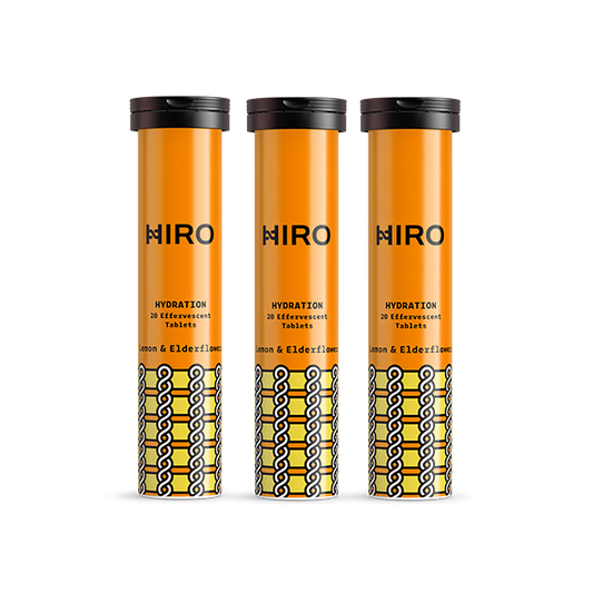 HIRO Hydration - Lemon & Elderflower Triple Pack