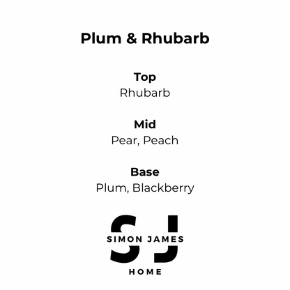 Simon James Home - Plum & Rhubarb Reed Diffuser