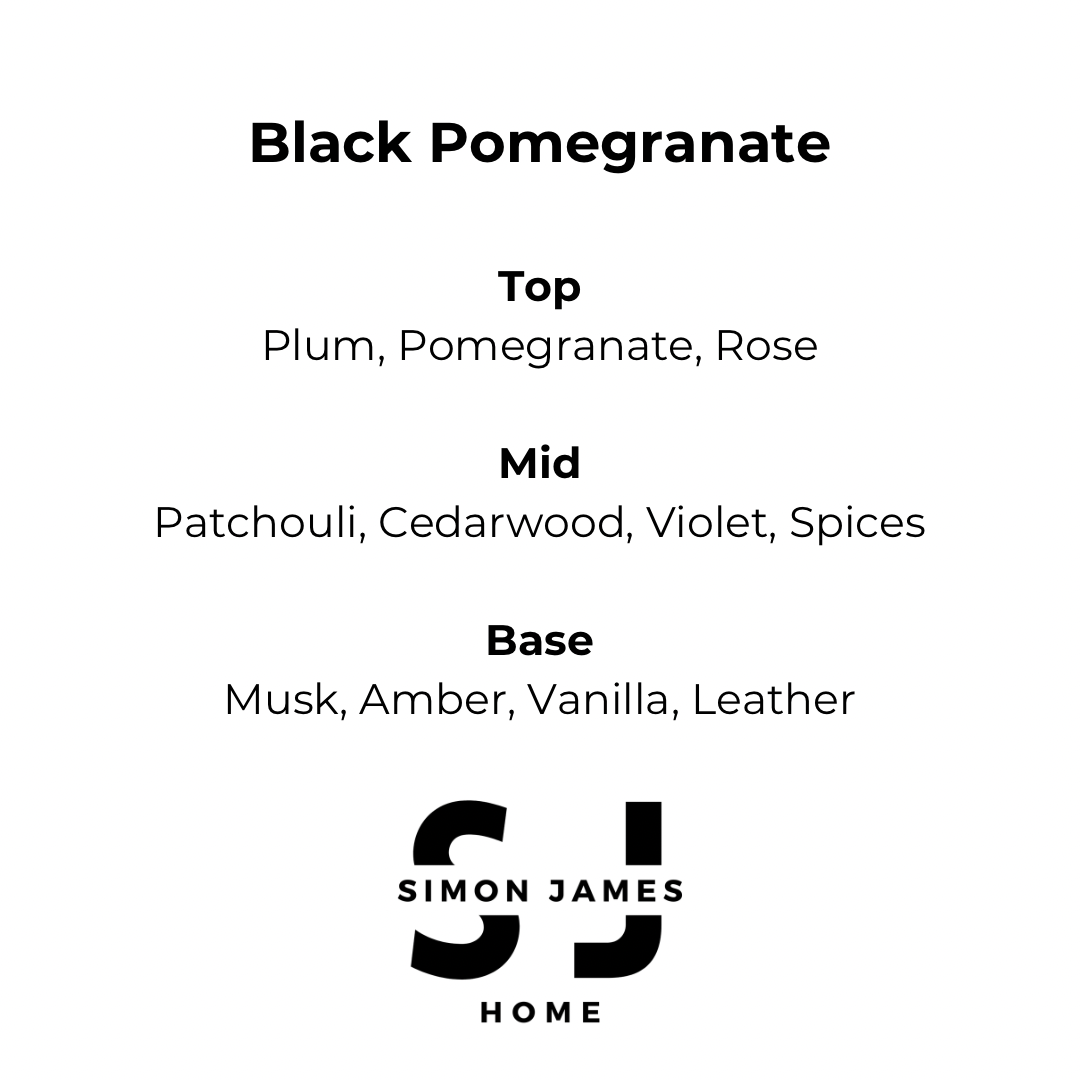 Simon James Home - Black Pomegranate Reed Diffuser
