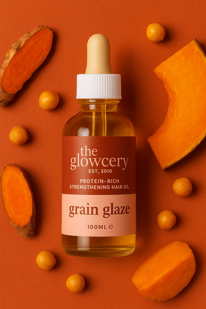 The Glowcery - Grain Glaze Natural Hair Oil
