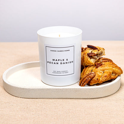 Simon James Home - Maple & Pecan Danish Handmade Soy Wax Candle