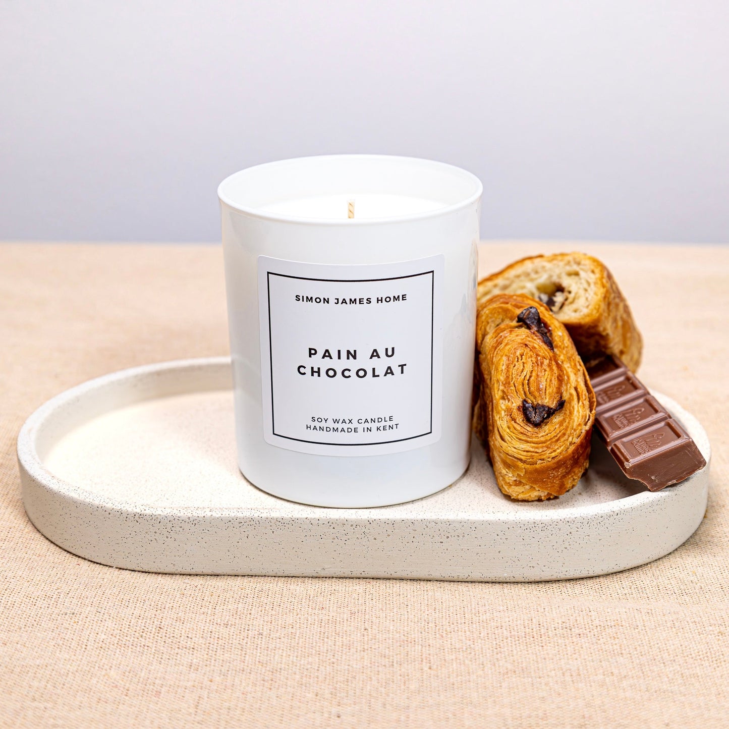 Simon James Home - Pain au Chocolat Handmade Soy Wax Candle