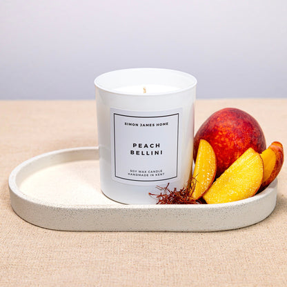 Simon James Home - Peach Bellini Handmade Soy Wax Candle